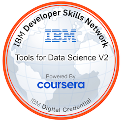 IBM Tools for Data Science Badge